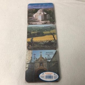 6 Coasters Bethlehem. New. Never used
